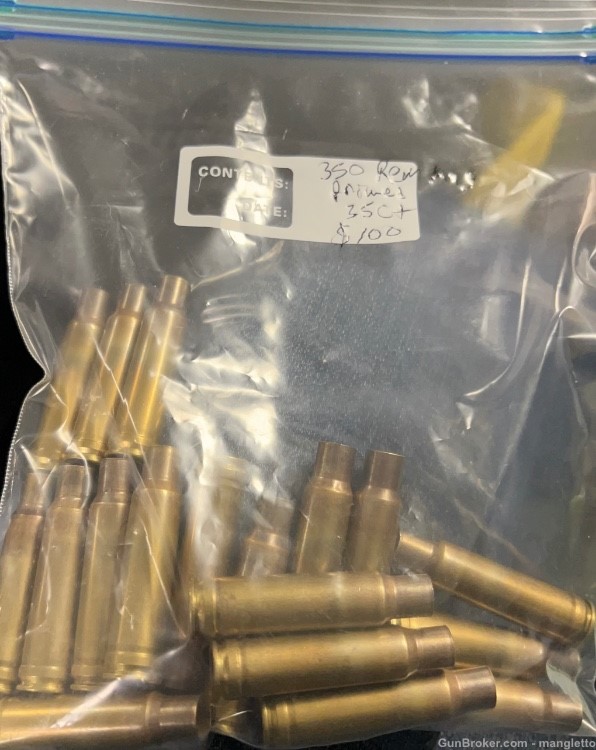 350 Remington Mag Brass 35 count primed-img-0