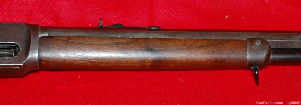 Antique Kennedy Rifle in 44 Cal CF 44-40 Octagon Barrel S Lever -img-8