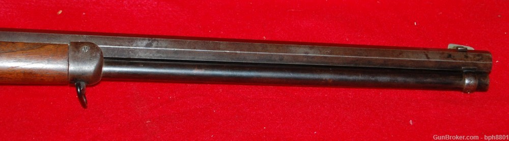 Antique Kennedy Rifle in 44 Cal CF 44-40 Octagon Barrel S Lever -img-9