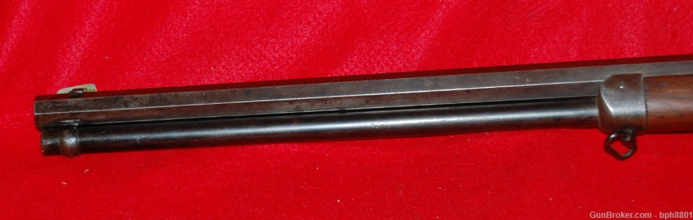 Antique Kennedy Rifle in 44 Cal CF 44-40 Octagon Barrel S Lever -img-13