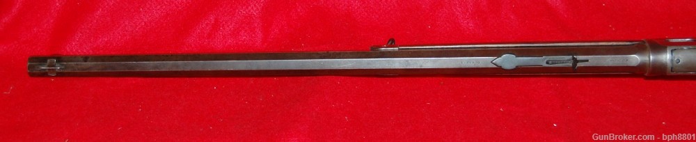 Antique Kennedy Rifle in 44 Cal CF 44-40 Octagon Barrel S Lever -img-18