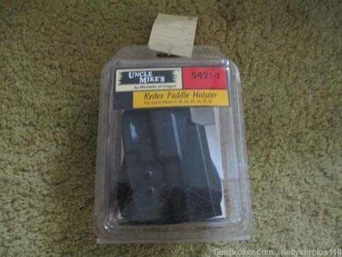  Uncle Mike's Kydex Paddle Holster For Glock 17,19, 22, 23, 25, 31, 32-img-0