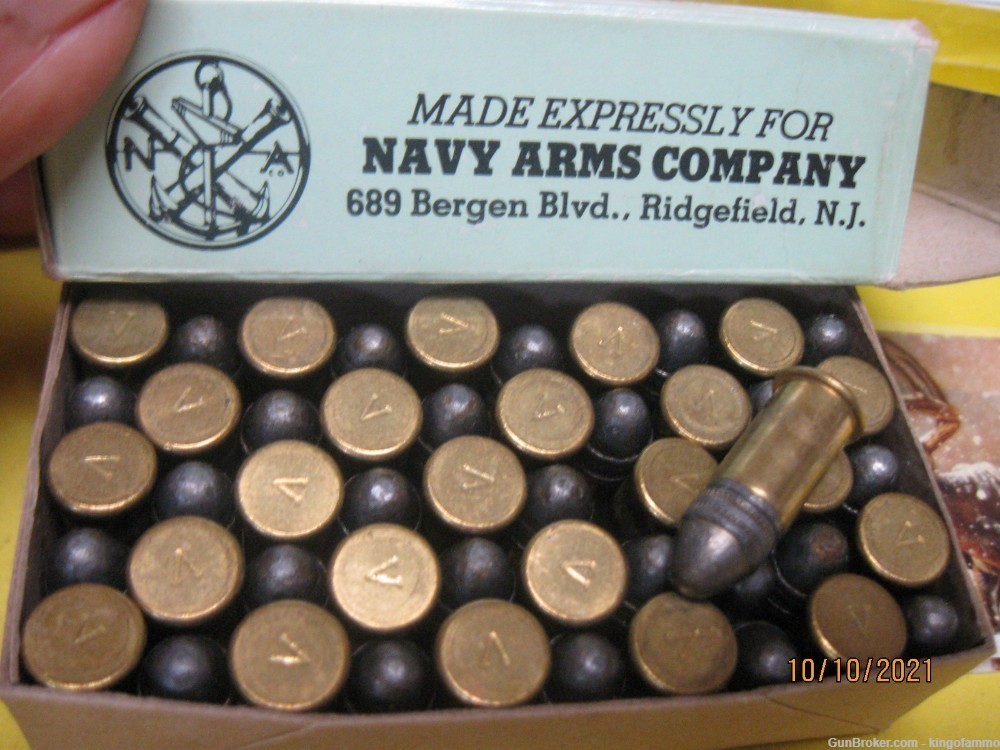 Rare Now Full Minty 32 SHORT RIMFIRE 50 rd Navy Arms Box  RF Ammo; more too-img-2