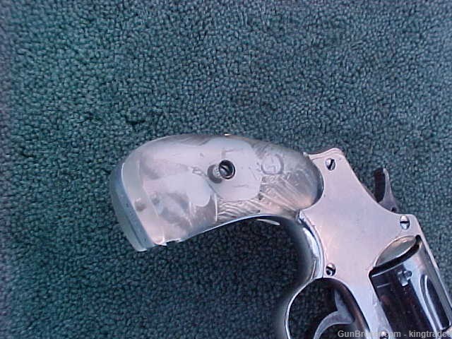 SMITH & WESSON S&W 32L Hand Ejector Nickel Revolver WWll Grips P51 Mustang-img-18