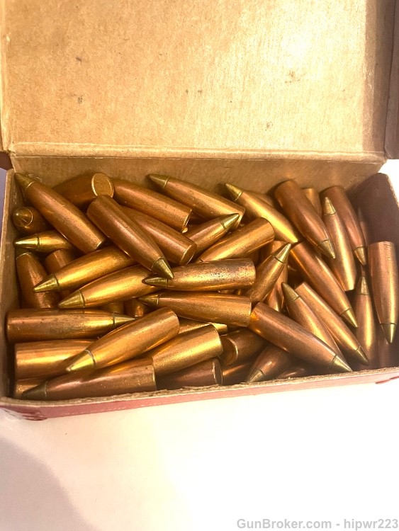Vintage box of Remington .30 Cal Bronze points 150 gr + Partial box 6MM