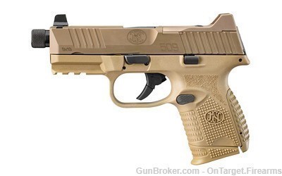 FNH FN-509 Compact Tactical 9mm Pistol 4.32in Threaded Brl 2x10Rd mags-img-1