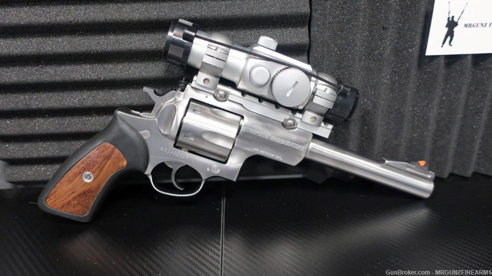 Ruger Super Redhawk 44 mag with Tasco Pro Point-img-0