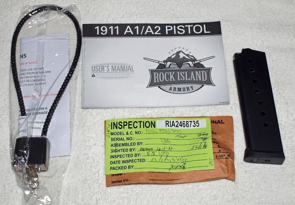 Armscor/Rock Island Armory M1911-A1 FSP GI Standard 45ACP-img-3
