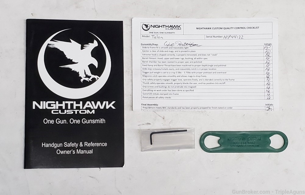 Nighthawk Custom Talon 45acp 5in barrel  CA LEGAL -img-18