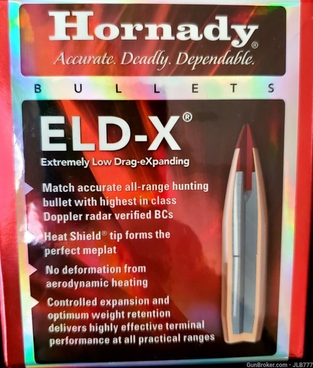 200 Gr ELD-X  - Hornady 100 ct box-img-0