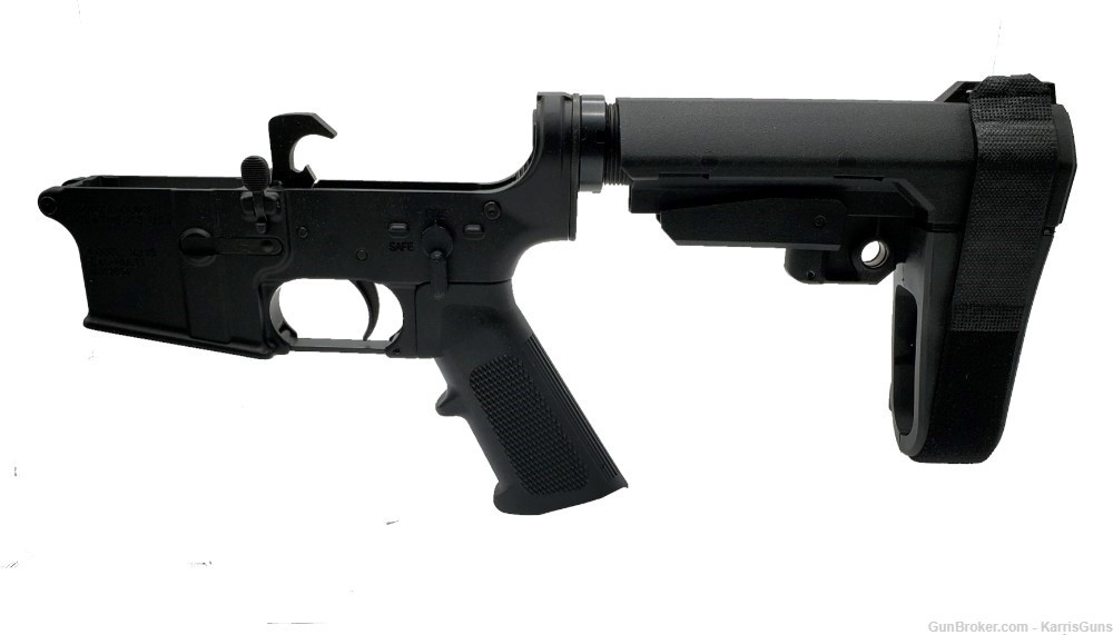 AR-15 Pistol Complete Lower With SB Tactical SB3 Brace-img-1
