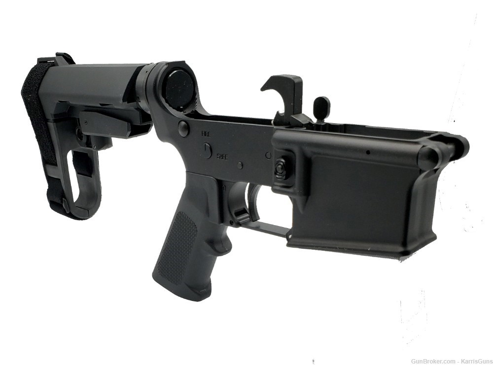 AR-15 Pistol Complete Lower With SB Tactical SB3 Brace-img-0