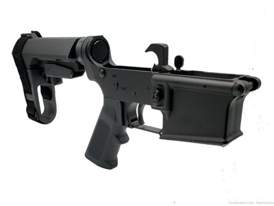 AR-15 Pistol Complete Lower With SB Tactical SB3 Brace
