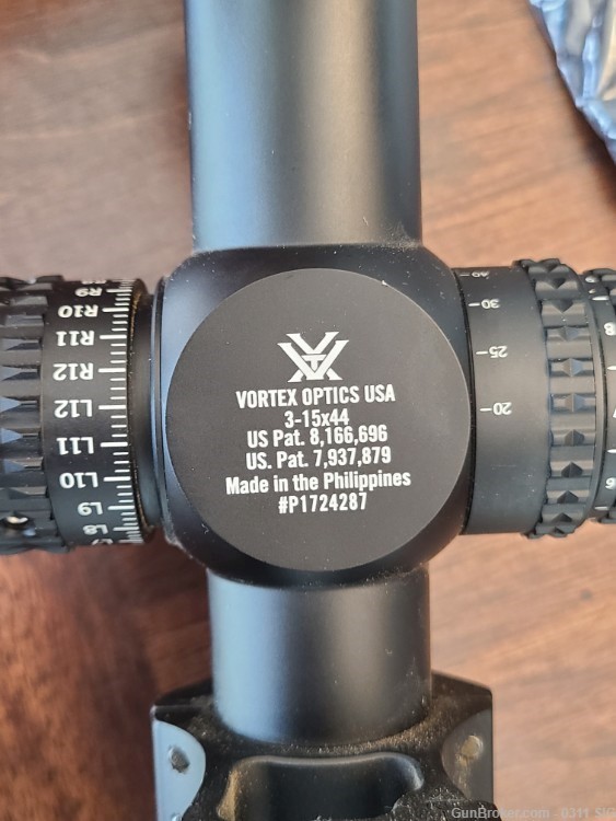 Vortex VIPER PST GEN II 3-15X44MM Scope with rings and accessories - EBR-4-img-1
