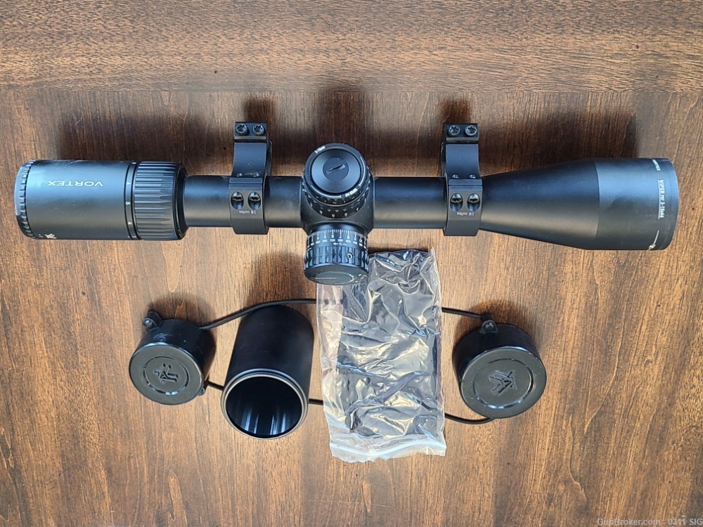 Vortex VIPER PST GEN II 3-15X44MM Scope with rings and accessories - EBR-4-img-0