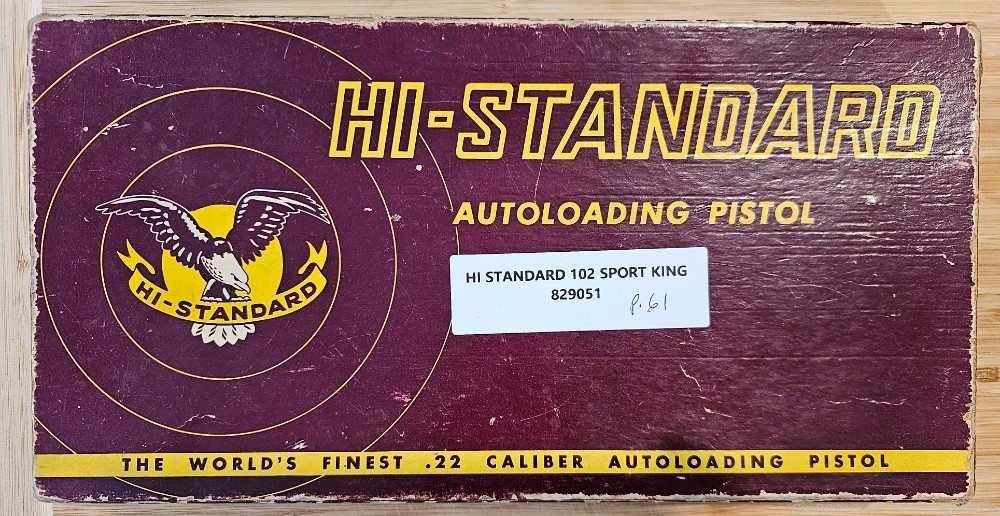 Hi Standard 102 Sport King 6.75 Barrel-img-4