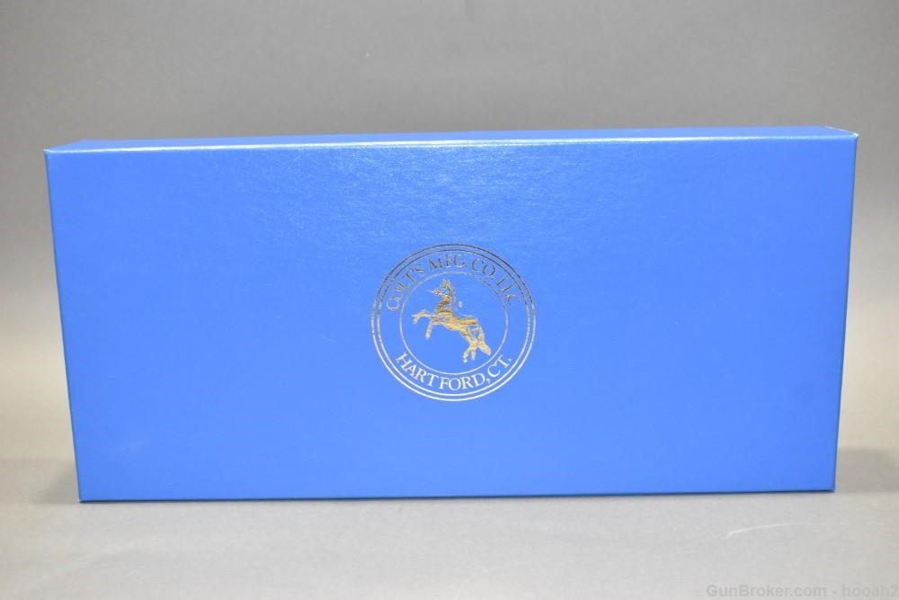 Colt Custom Shop Blue Cardboard Two Piece Presentation Box READ-img-0