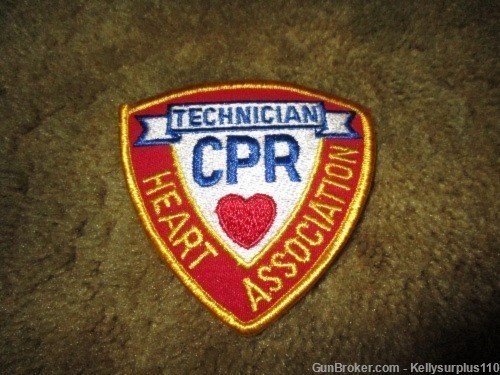 Heart Association CPR Technician Patch  -  FP-155-img-0