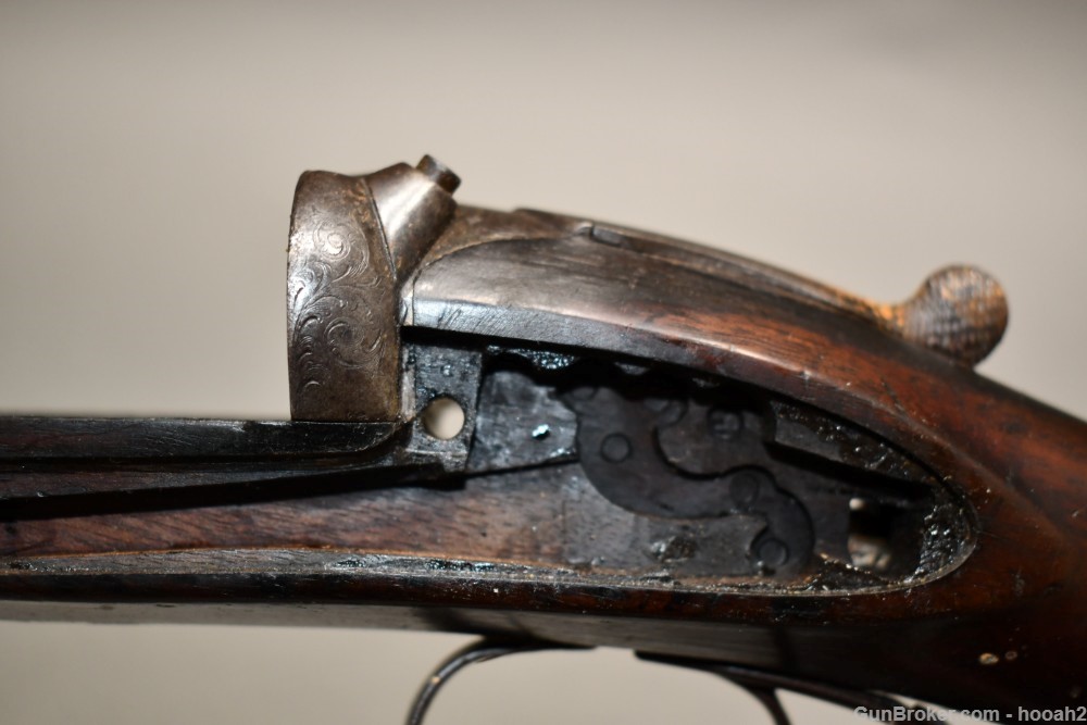 Antique Westley Richards SxS Sidelock Shotgun Frame W Buttstock Project -img-11