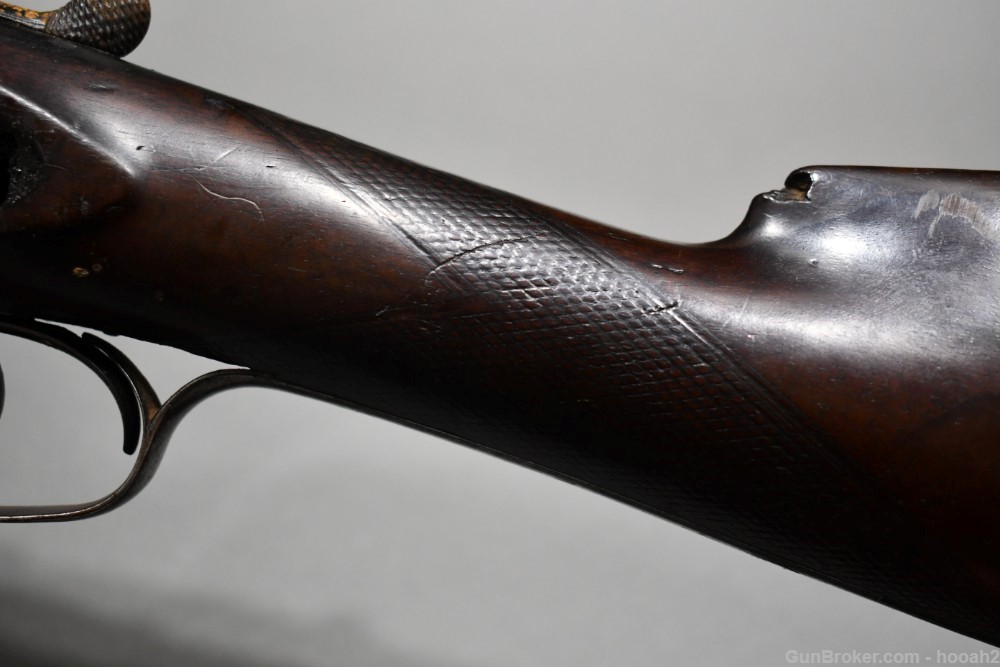 Antique Westley Richards SxS Sidelock Shotgun Frame W Buttstock Project -img-9