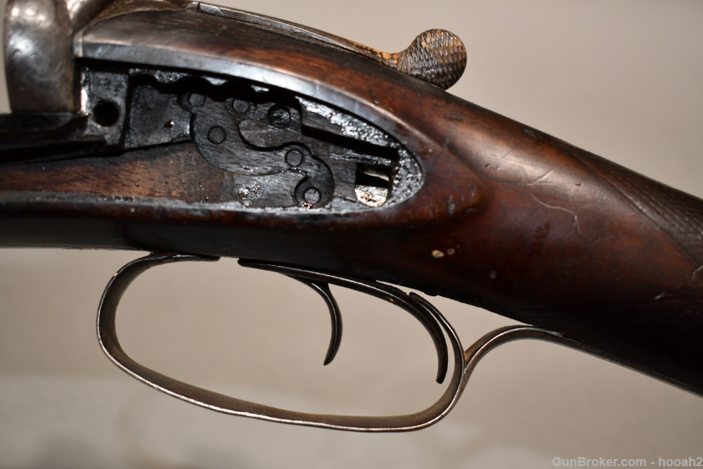 Antique Westley Richards SxS Sidelock Shotgun Frame W Buttstock Project -img-10