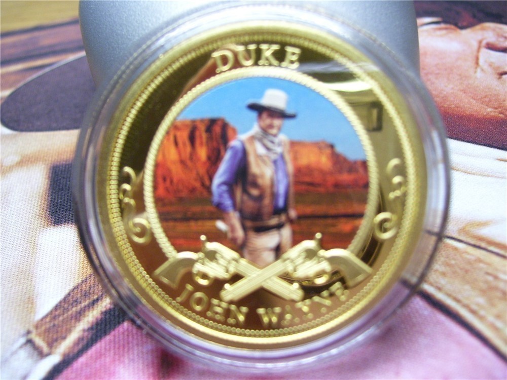 John Wayne 24K Gold Proof Coin-img-2