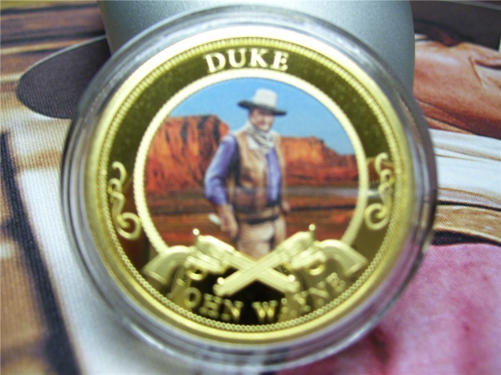 John Wayne 24K Gold Proof Coin-img-3