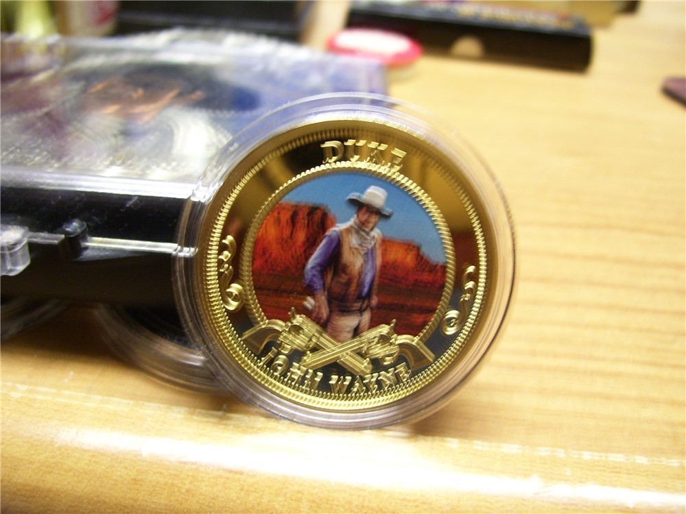 John Wayne 24K Gold Proof Coin-img-0