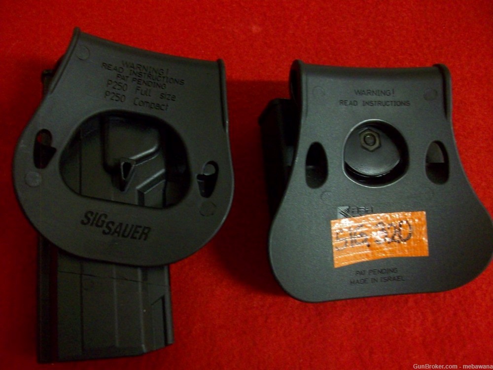 SIG SAUER HOLSTER AND DOUBLE MAG POUCH.-img-1