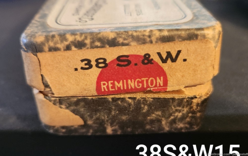 Remington Arms UMCC .38 S&W Vintage. Partial Box of 15. -img-6