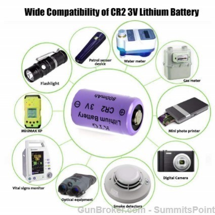 SP 10 Pack CR2 3V Lithium Battery for Scopes Laser-img-5