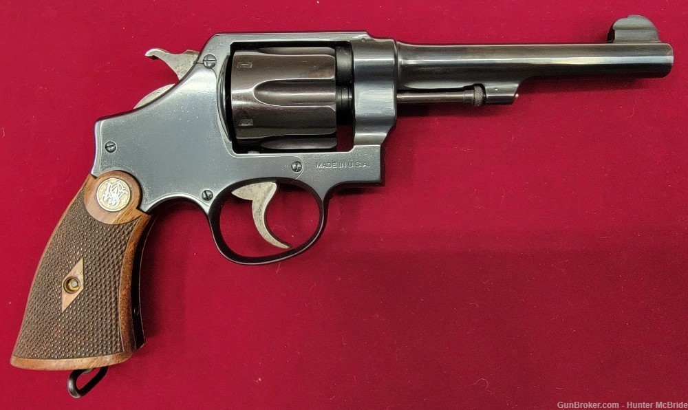 S&W 1917 Commercial .45 ACP Revolver W/ Factory Letter C&R-img-0
