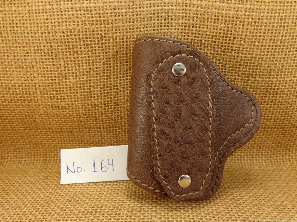 1911 Leather Holster Genuine Ostrich Skin-img-1