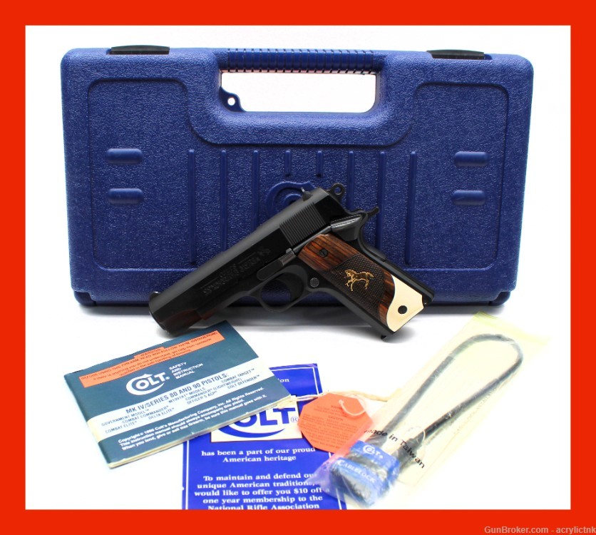 Colt 1911 Commander 45acp 80 Series 2003 Nice!  FREE SHIPPING W/BUY IT NOW!-img-0