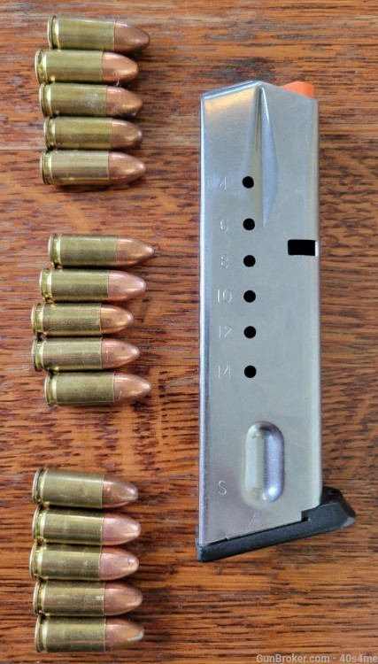 S&W 59 Series 9mm 15 round magazine 9x19 9mm Luger 5906-img-0
