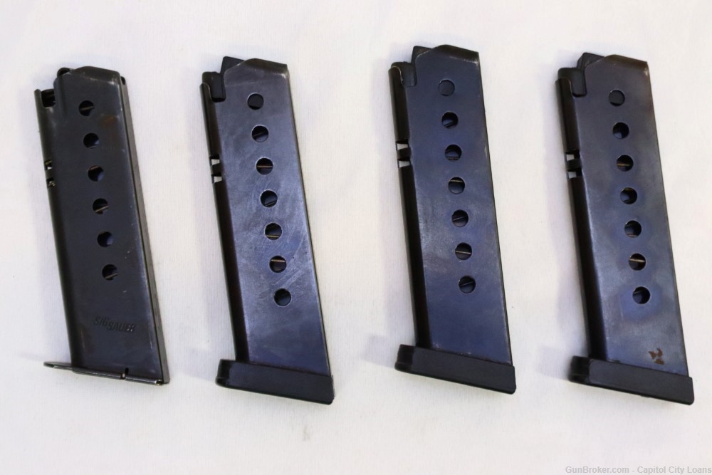 4 Magazines for Sig P220 -.45 ACP,8 Round, 1 Sig and 3 Aftermarket-img-0