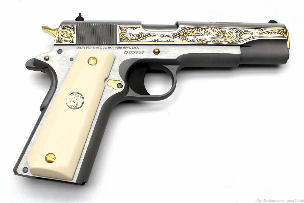 Colt 1911 Classic 45acp Lew Horton Sam Colt Bicentennial UNFIRED 1814-2014!-img-1