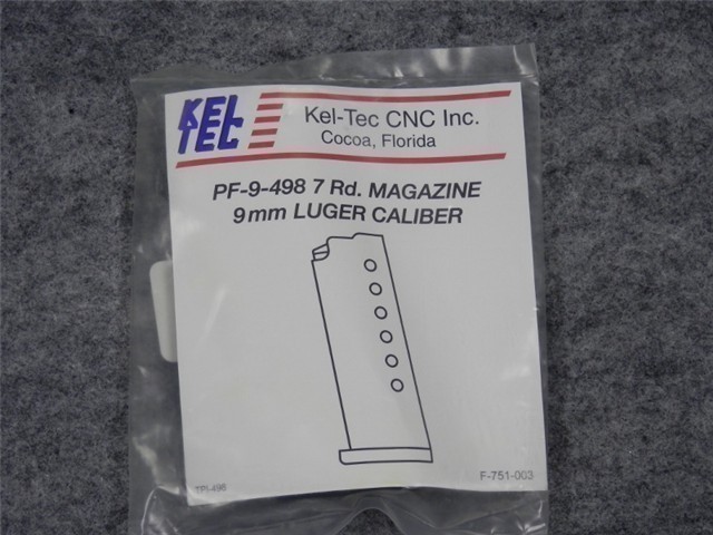 KEL TEC PF-9 FACTORY 7 ROUND MAGAZINE PF9498 (NEW)-img-1
