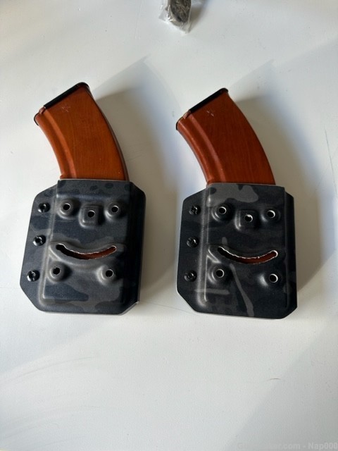 AK47 Bakelite Mags with Kydex pouches -img-5
