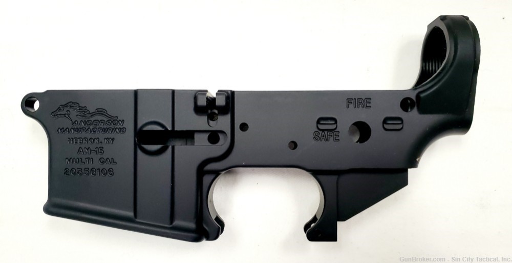 AR-15 LOWER RECEIVER (STRIPPED)  ANDERSON MFG -img-1