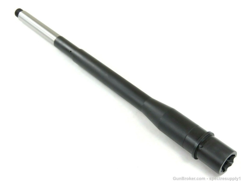 AR-10 16" .308 Win Barrel 1:10 2-TONE STAINLESS on BLACK MELONITE-img-0