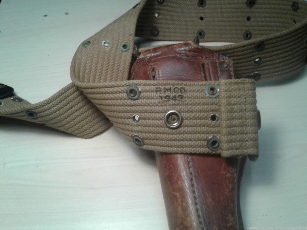 1942 1911 a1 .45 Holster, Belt and pouches- Original-img-6