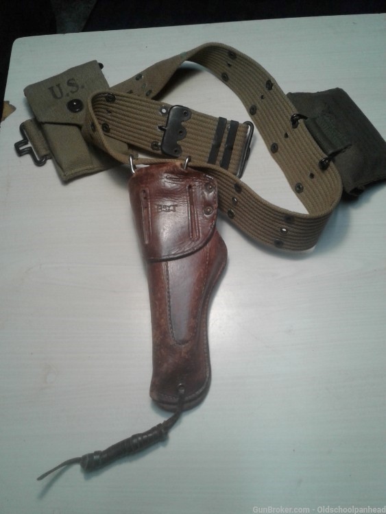 1942 1911 a1 .45 Holster, Belt and pouches- Original-img-1
