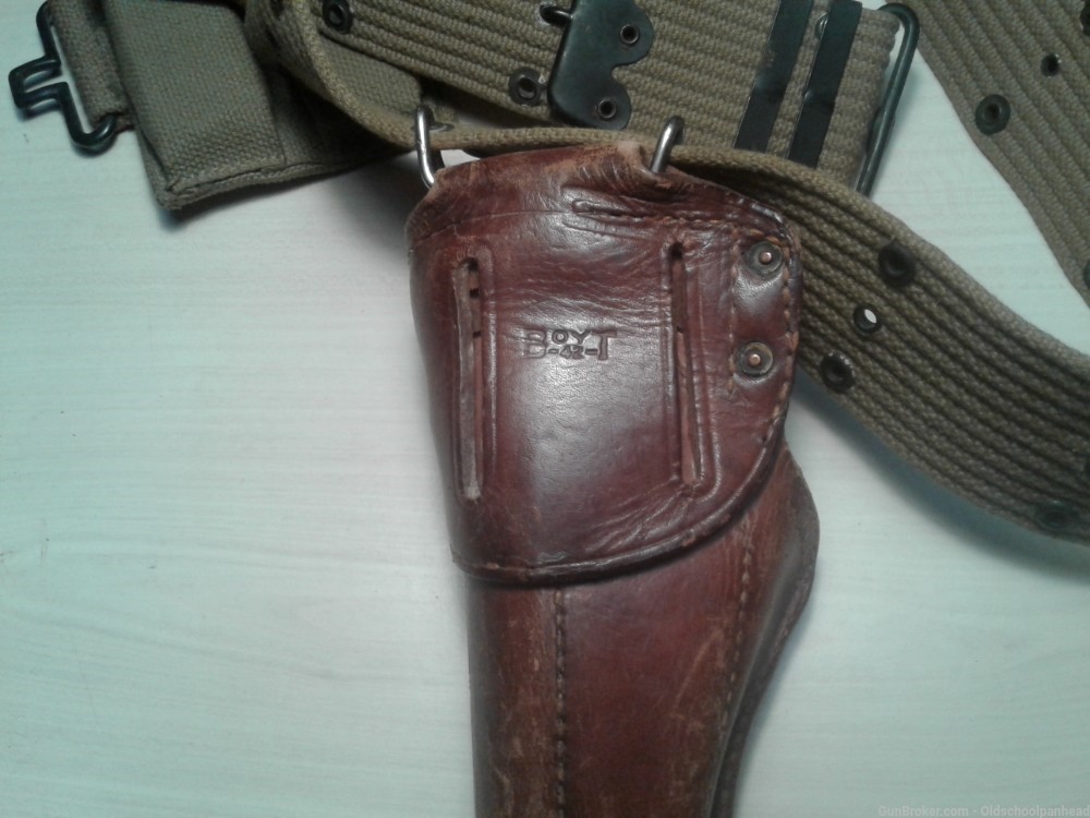 1942 1911 a1 .45 Holster, Belt and pouches- Original-img-2