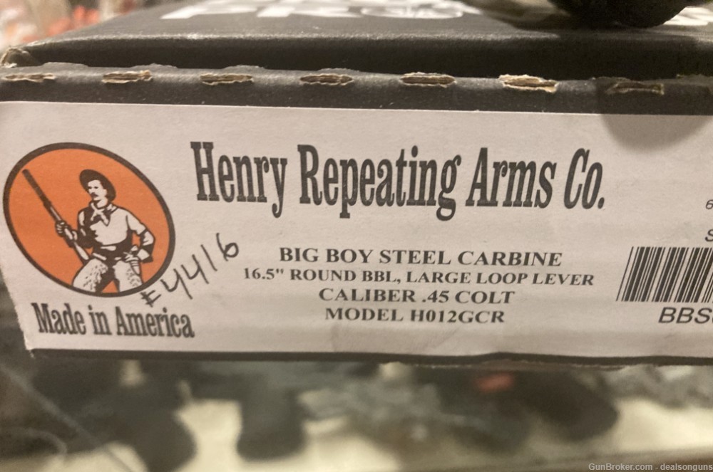 Henry Big Boy Steel Side Gate in 45 Colt #H012GCR NIB (no card fees added)-img-5