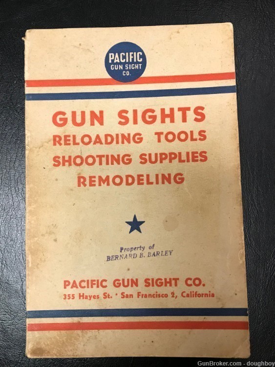 1944 Pacific Gun Sight Catalog Colt Hi-Standard LC Smith-img-0