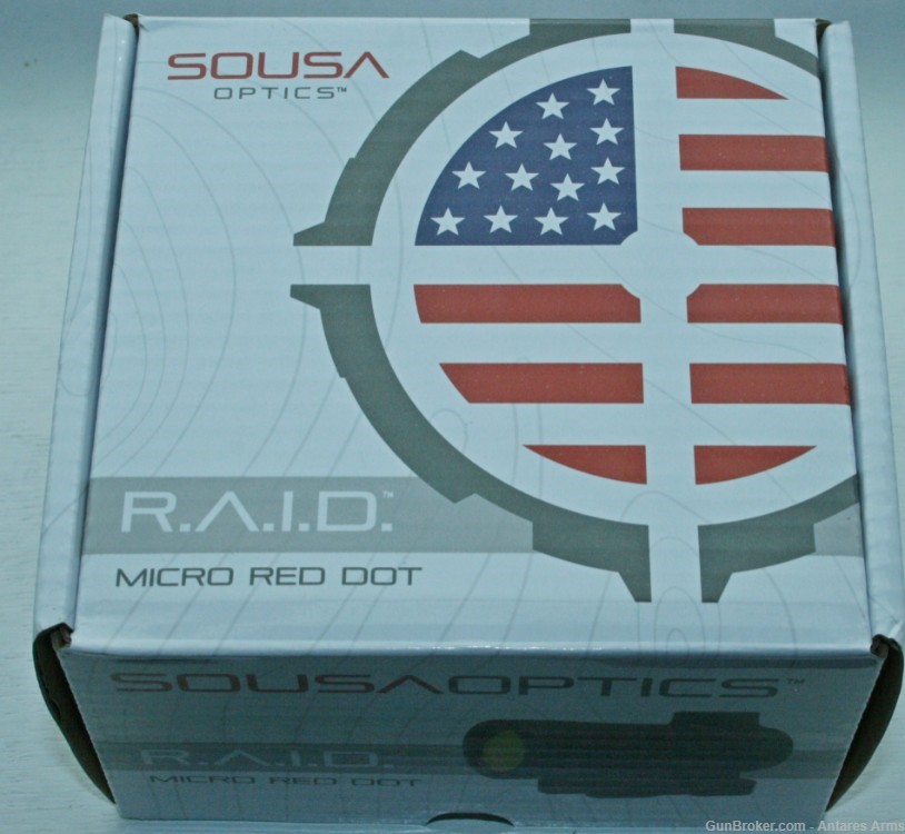 SOUSA RAID Micro Reflex Sights w/ Hi, Med & Low Mounts 2 MOA-img-7