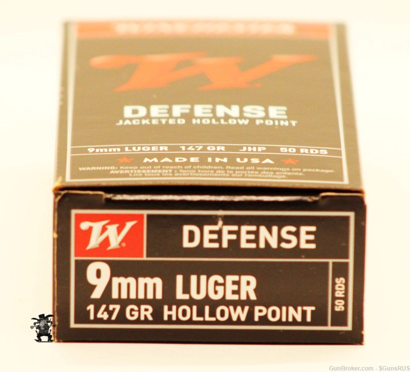 WINCHESTER PERSONAL DEFENSE 9mm 147 Grain HOLLOW POINT 50 Rounds-img-3