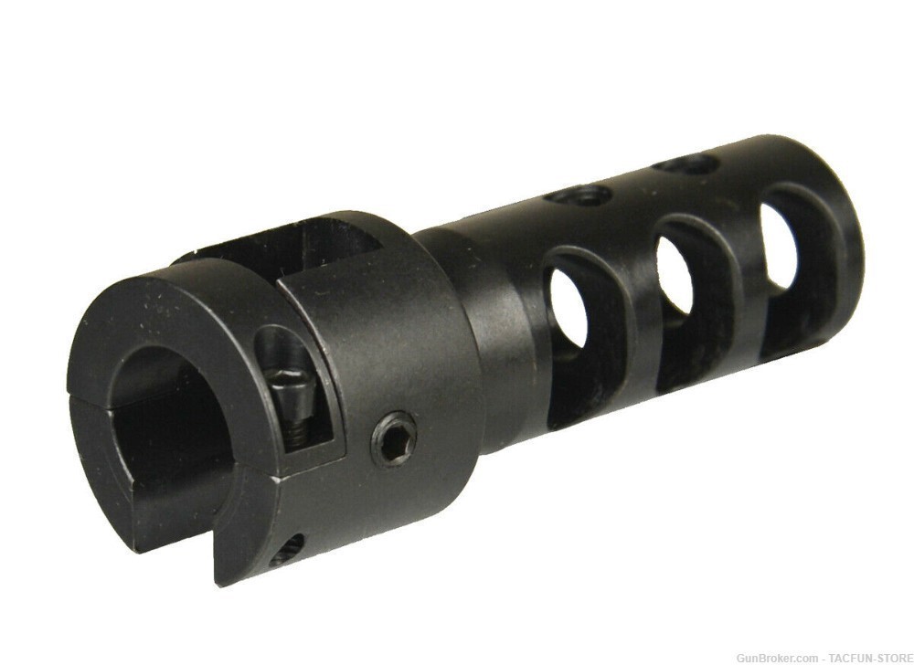 SKS 7.62x39mm Bolt On Competition Muzzle Brake Recoil Reducer-img-4