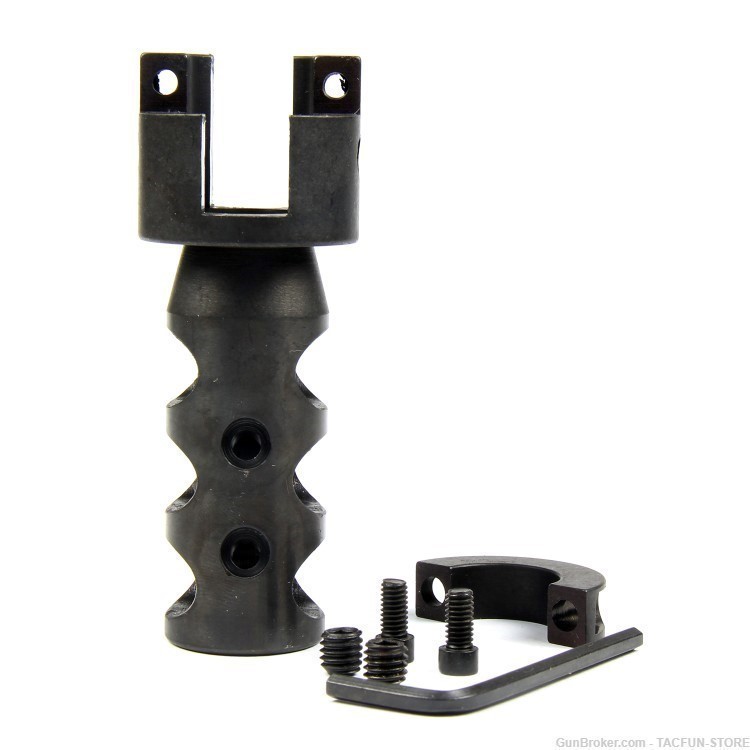 SKS 7.62x39mm Bolt On Competition Muzzle Brake Recoil Reducer-img-2